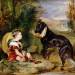 Hours of Innocence: Lord Alexander Russell son of the 6th Duke of Bedford with his dog